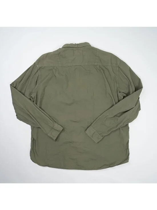 Kapital Broad Cloth Army Field Ration Uniform Anorak Shirt in Khaki